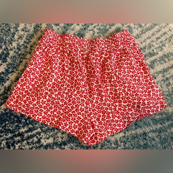 Billabong Red & White Flowered Shorts - Picture 4 of 7